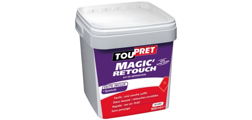 Enduit Magic Retouch Toupret - Seau de 800 ml