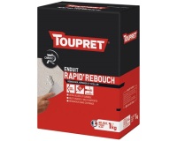 Enduit rapide de rebouchage poudre 1kg INT/EXT+spatule incl
