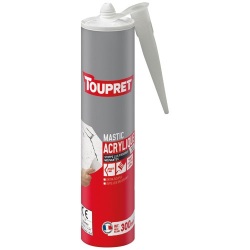 Mastic acrylique - stop fissures mouvantes - 300 mL