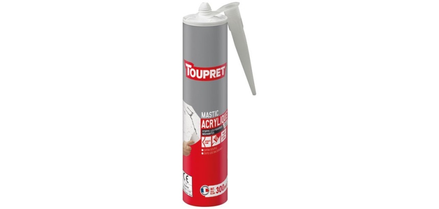 Mastic acrylique - stop fissures mouvantes - 300 mL