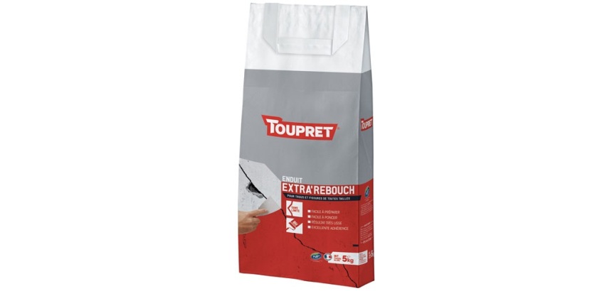 Enduit rebouchage intérieur poudre 5kg blanc