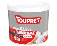 Enduit allégé de rebouchage Toupret  - Seau de 2 L