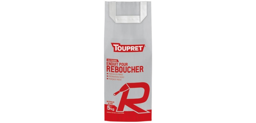 Enduit rebouchage intérieur en poudre 5kg blanc