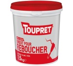 Enduit de rebouchage intérieur Toupret - Seau de 1,5 kg