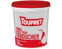 Enduit de rebouchage intérieur Toupret - Seau de 1,5 kg