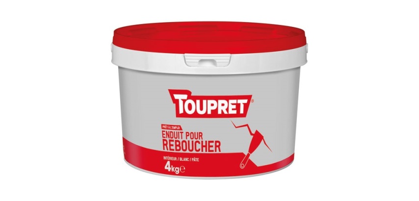 Enduit rebouchage intérieur pâte 4kg blanc