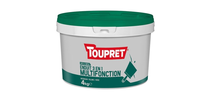 Enduit 3 en 1 multifonction pâte - 4 Kg