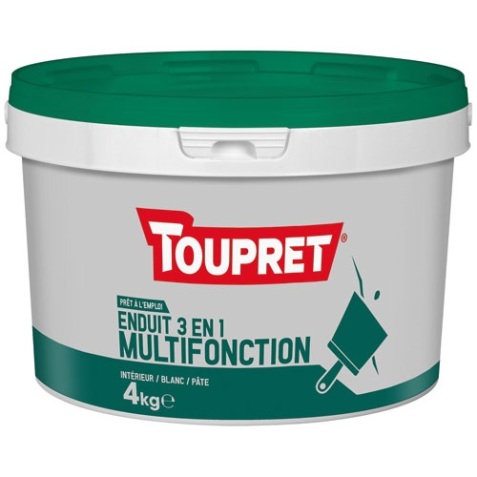 Enduit 3 en 1 multifonction pâte - 4 Kg