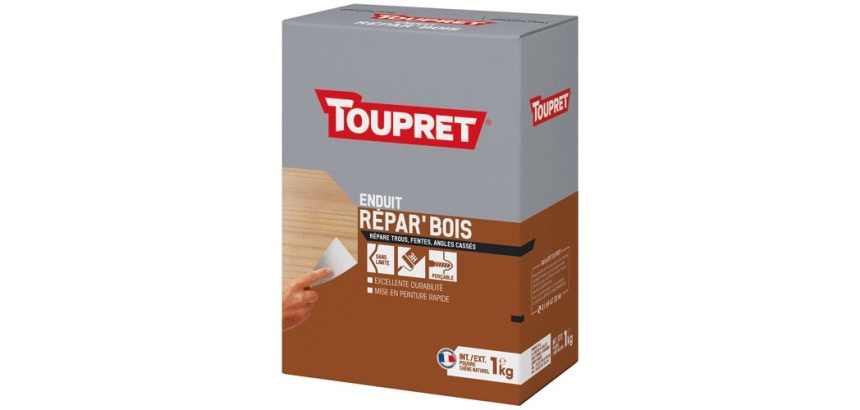 Enduit répare bois intérieur extérieur poudre 1 kg