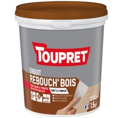 Enduit rebouch bois pâte intérieur extérieur 1.5kg