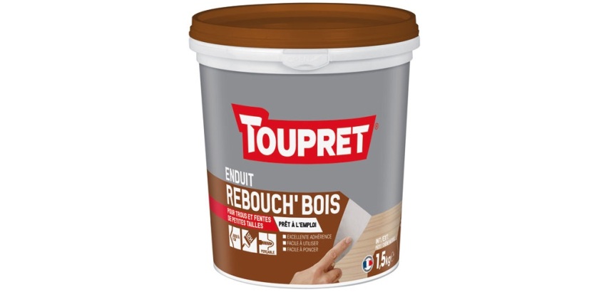 Enduit rebouch bois pâte intérieur extérieur 1.5kg