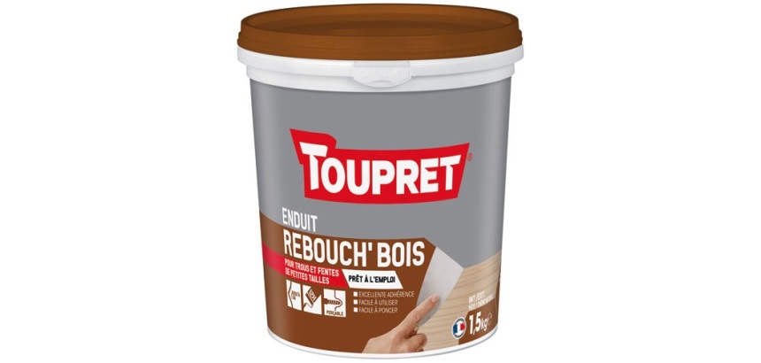 Enduit rebouch bois pâte intérieur extérieur 1.5kg