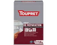 Enduit de réparation extérieur poudre 1.5kg gris