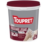 Enduit rebouchage lissage pâte extérieur 1.5kg + spatule