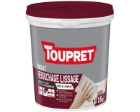 Enduit rebouchage lissage pâte extérieur 1.5kg + spatule