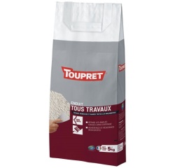 Enduit tous travaux extérieur poudre 5kg blanc