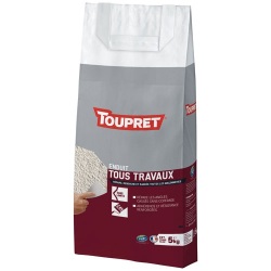 Enduit tous travaux extérieur poudre 5kg blanc