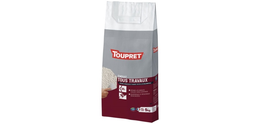 Enduit tous travaux extérieur poudre 5kg blanc