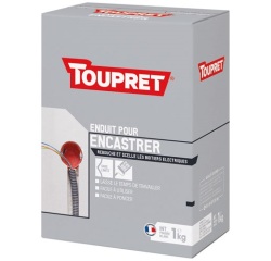 Enduit pour encastrer intérieur poudre - 1 Kg - blanc