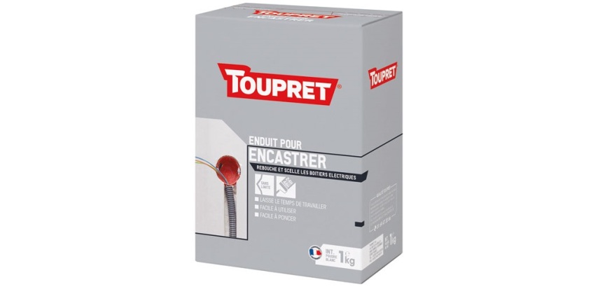 Enduit pour encastrer intérieur poudre - 1 Kg - blanc