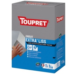Enduit lissage intérieur poudre blanc - 1 Kg - blanc