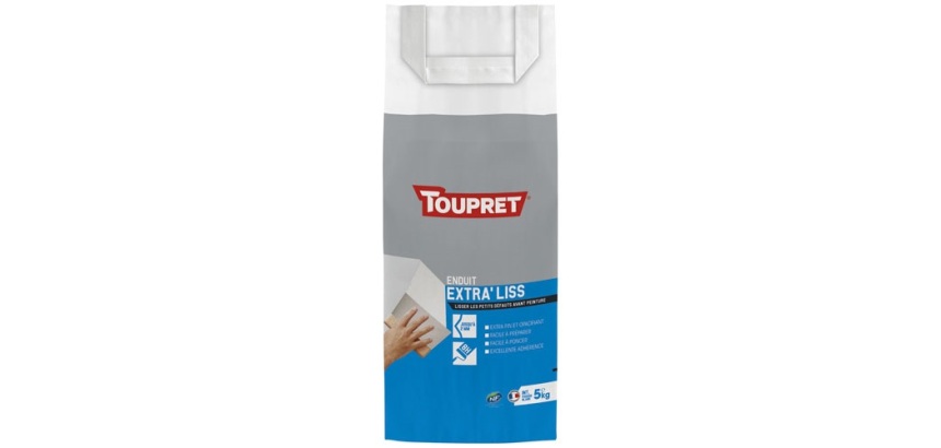 Enduit lissage lissage intérieur poudre 5kg blanc