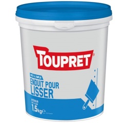 Enduit lissage intérieur pâte - 1.5 kg - blanc