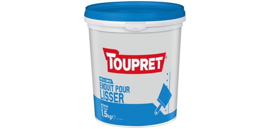 Enduit lissage intérieur pâte - 1.5 kg - blanc