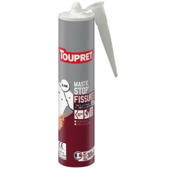 Cartouche Mastic stop fissure - intérieur et extérieur - 300 g - blanc