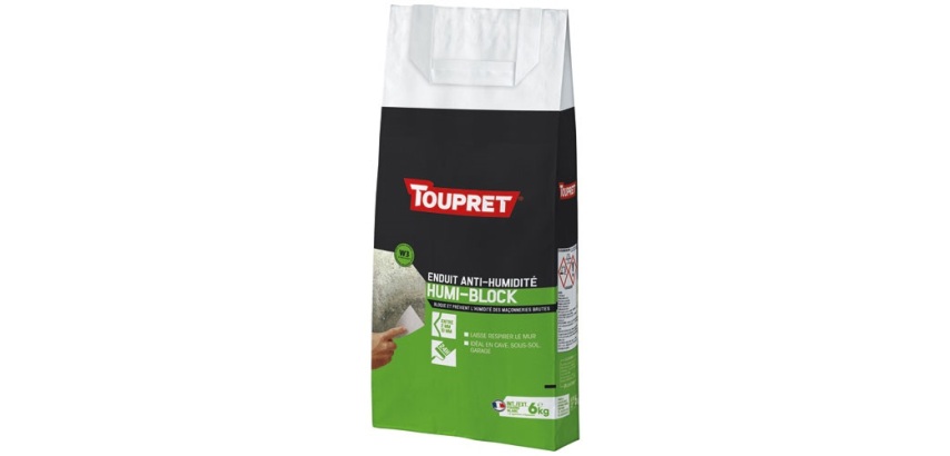 Enduit antihumidité - intérieur et extérieur - 6 Kg - blanc