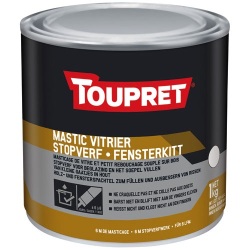 Mastic vitrier - 1 Kg - blanc