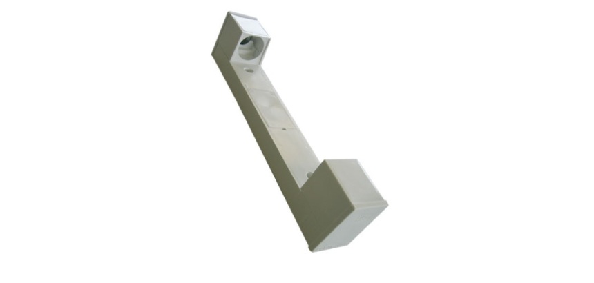 Applique simple - Normaric B52 - sans tube - IP24 - 230V - blanc