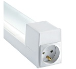 Applique avec prise 16A et interrupteur - Normaric B52 - sans tube - IP21 -