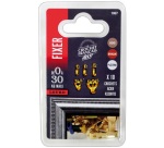 Crochet acier - avec aiguilles - lot de 10 assortis