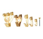 Crochet acier - avec aiguilles - lot de 10 assortis