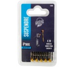 Aiguilles de rechange - pour crochet - 12.7 cm - dorées - lot de 20