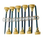 Aiguilles de rechange - pour crochet - 12.7 cm - dorées - lot de 20