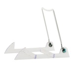 Chevalet ajustable - 10 x 13.5 cm - transparent