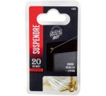 Cordon de suspension - pour tableau - L : 3 m - 8 pitons