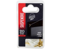 Cordon de suspension - pour tableau - L : 3 m - 8 pitons