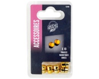 Punaises magnétiques dorées - lot de 10