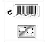 Punaises magnétiques dorées - lot de 10