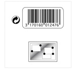 Punaises magnétiques argentées - lot de 10