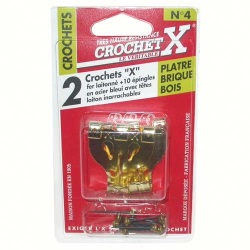 Crochet X N°3 - avec aiguilles - lot de 5