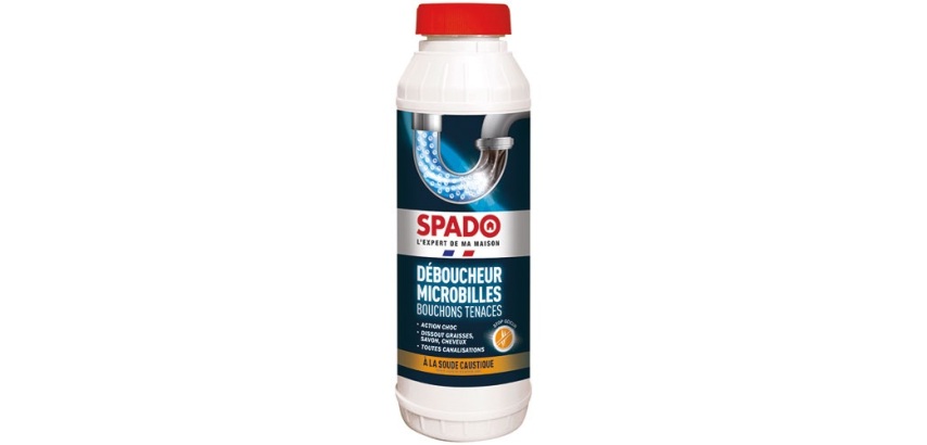 Déboucheur microbilles spécial bouchons tenaces Spado - 500 g