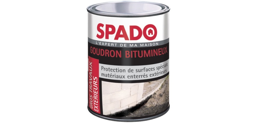 Goudron bitumeux Spado - Bidon de 1 L