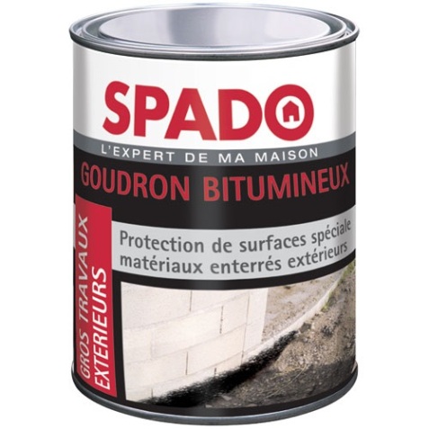 Goudron bitumeux Spado - Bidon de 1 L