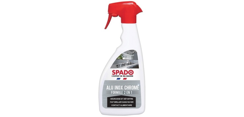 Nettoyant 2-en-1 alu inox chrome 500 ml