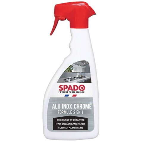 Nettoyant alu inox chrome 2 en 1 - 500 mL