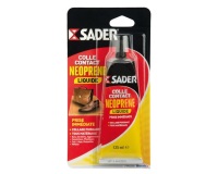 Colle contact néoprène multi-usages - liquide - transparent -  125 mL